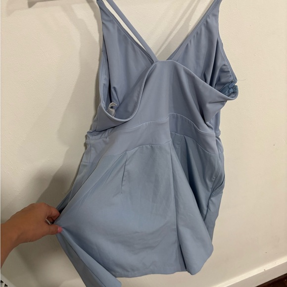 HALARA Breezeful Pocket Slip Dry Athliesure Romper Ballad Blue - Picture 3 of 4
